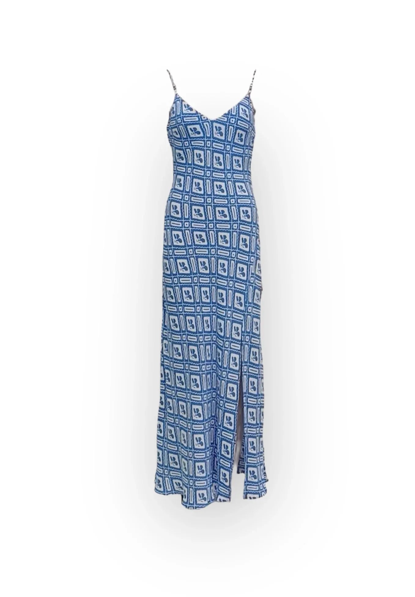 Nina Maxi Dress Blue - 01240 - G13