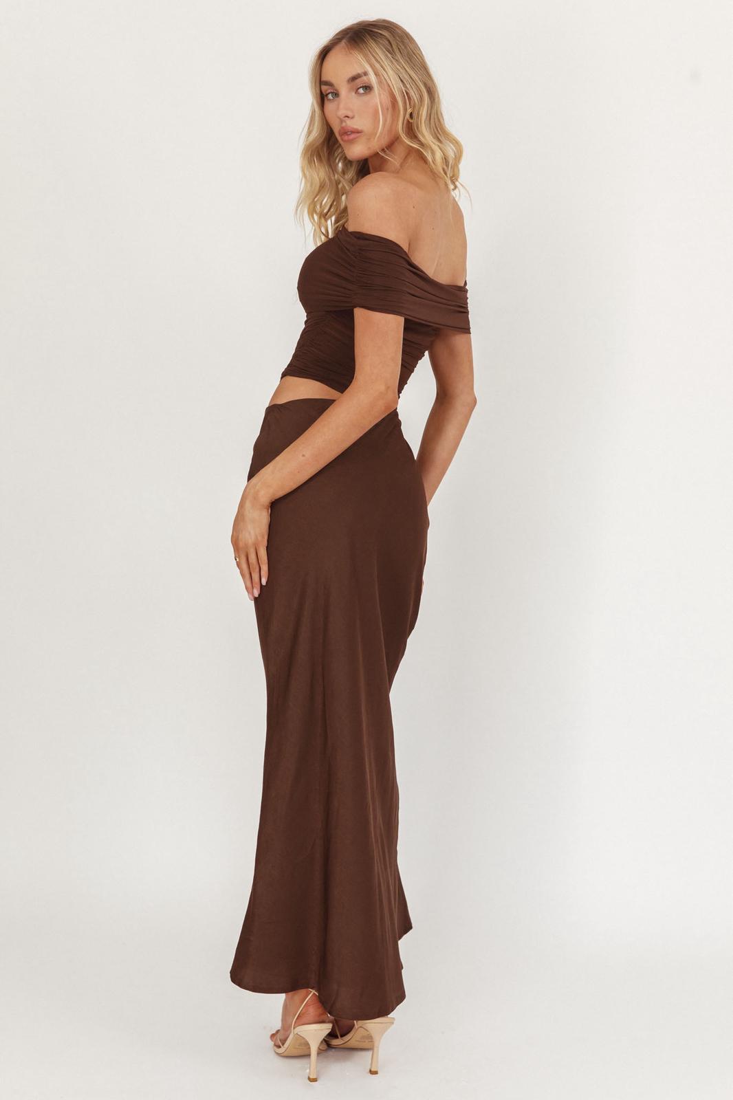 Desire Maxi Dress Brown - 6094