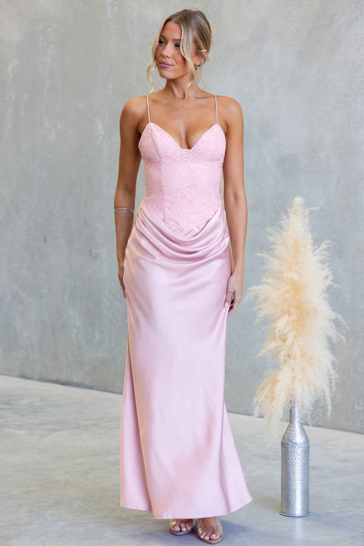 Maddison Maxi Dress Blush - 64923