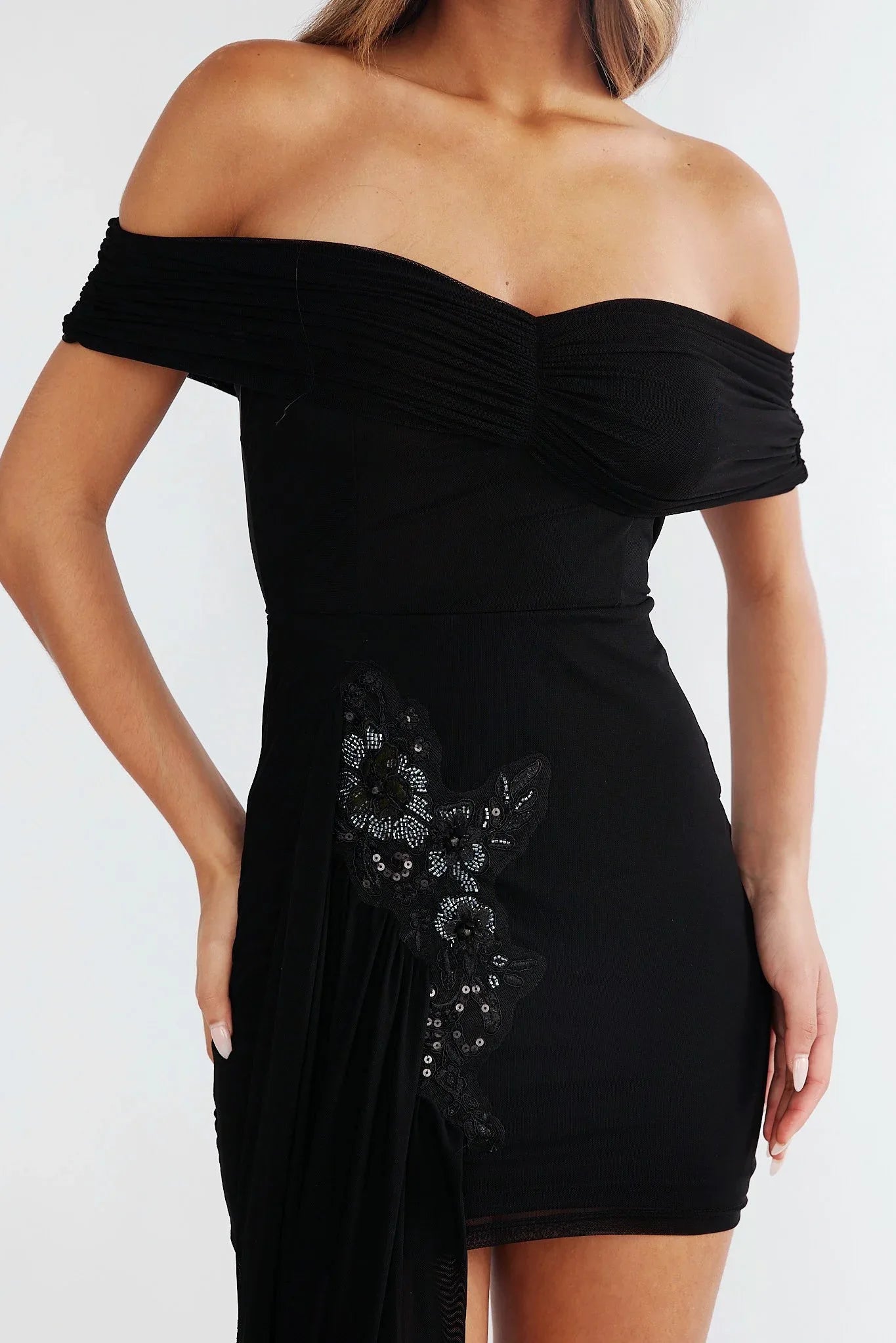 Miley Mini Dress Black - 0537 - G13