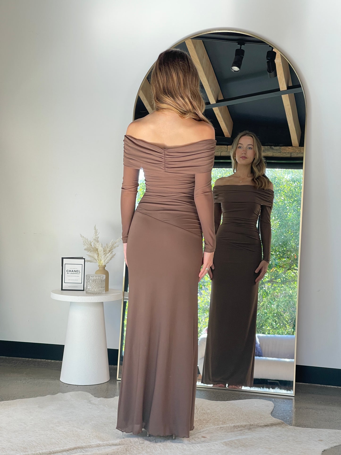 Alessia Maxi Dress Mocha - 129675