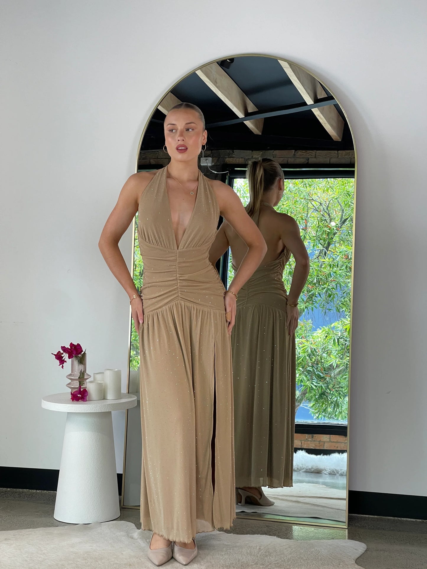 Bethany Maxi Dress Gold - 128497 - G13