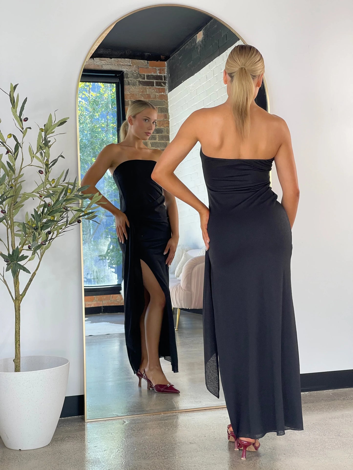 Elena Maxi Dress Black - 129171 - G13