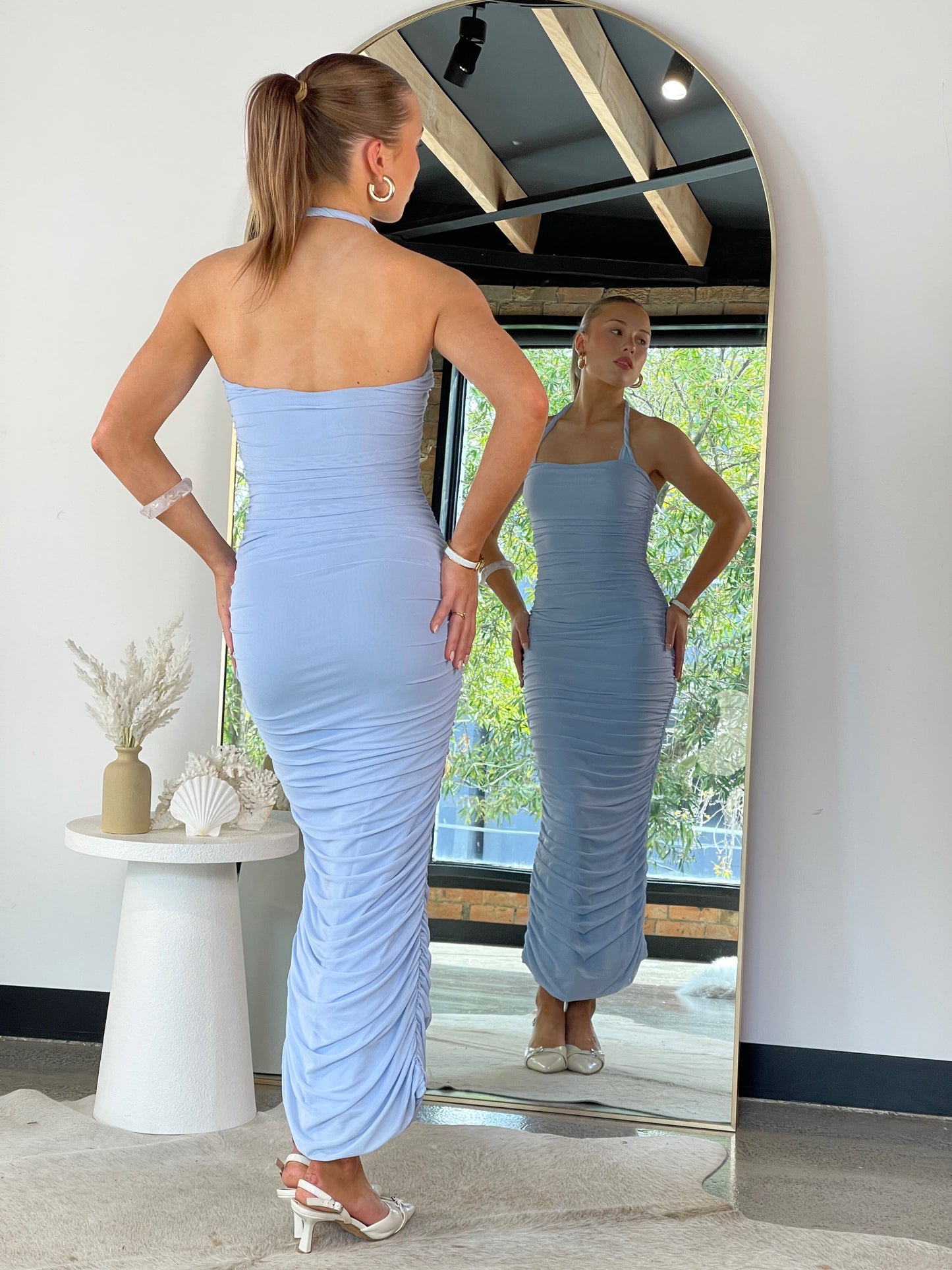 Hayley Maxi Dress Baby Blue - 2268