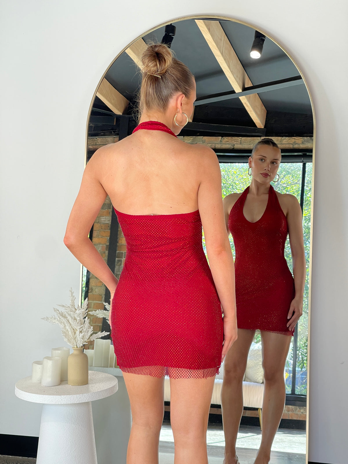 Main Character Mini Dress Red - 130699