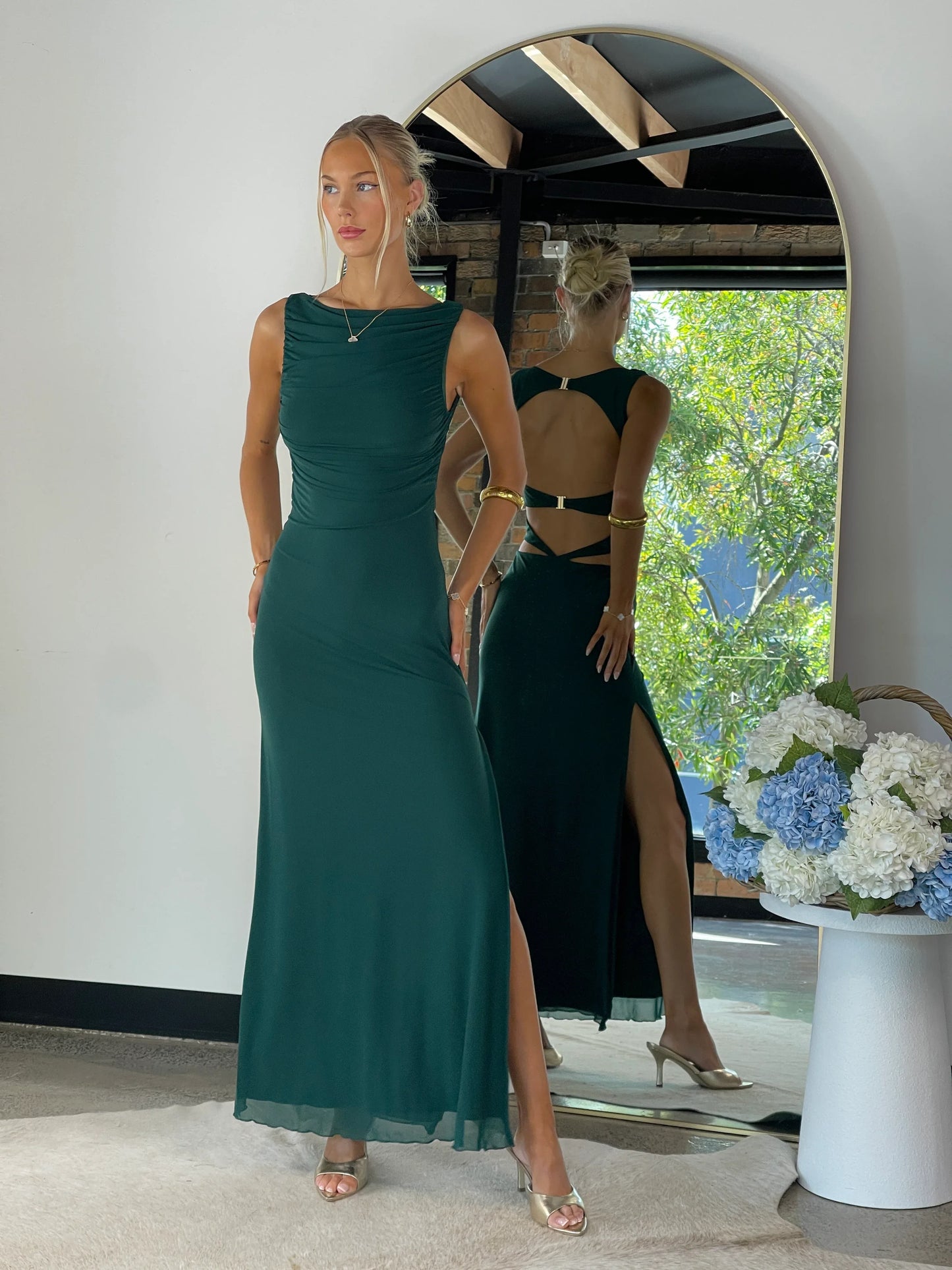 Jordan Maxi Dress Green - 1394 - G13