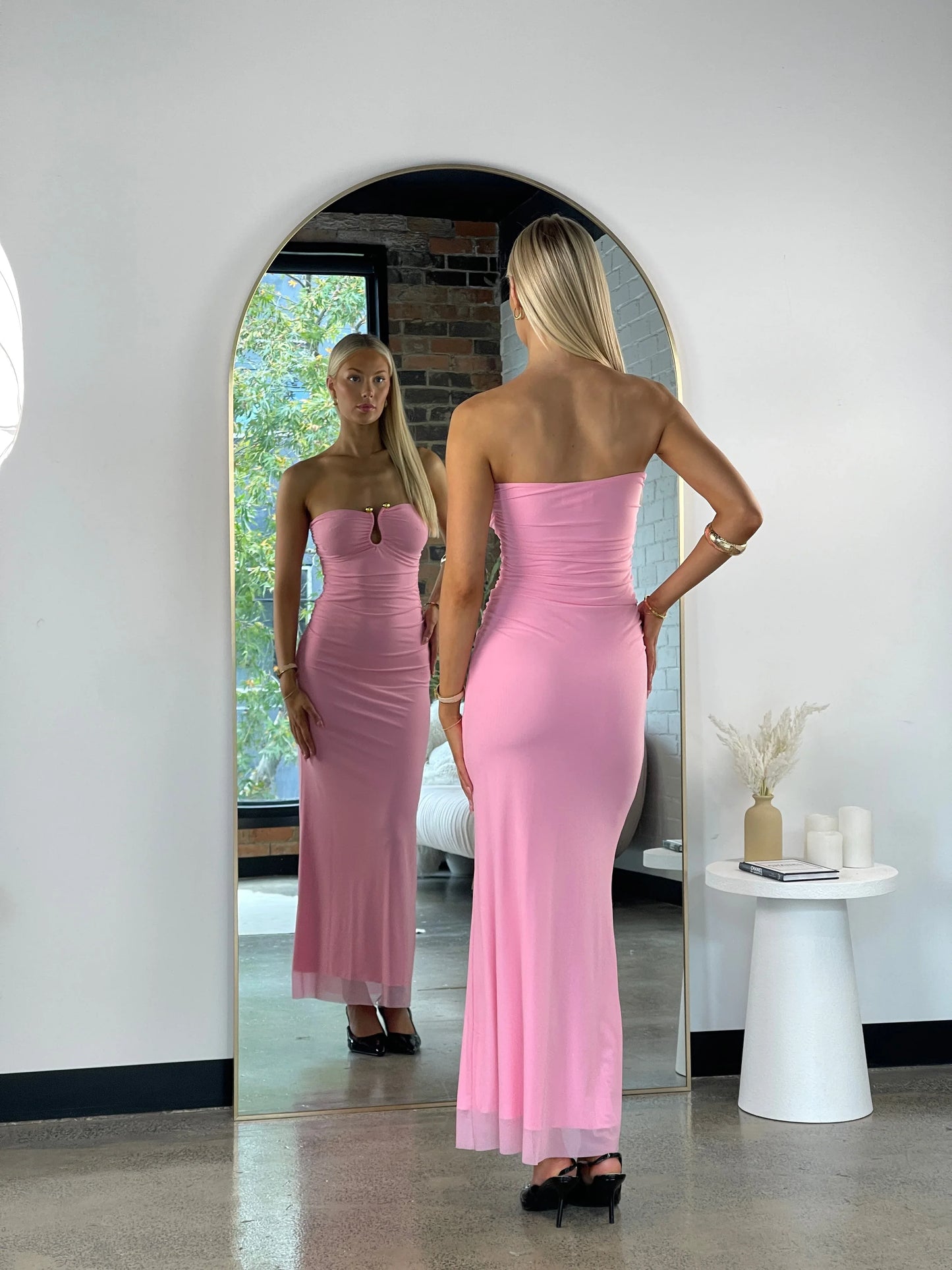 Tara Maxi Dress Pink - 128597 - G13