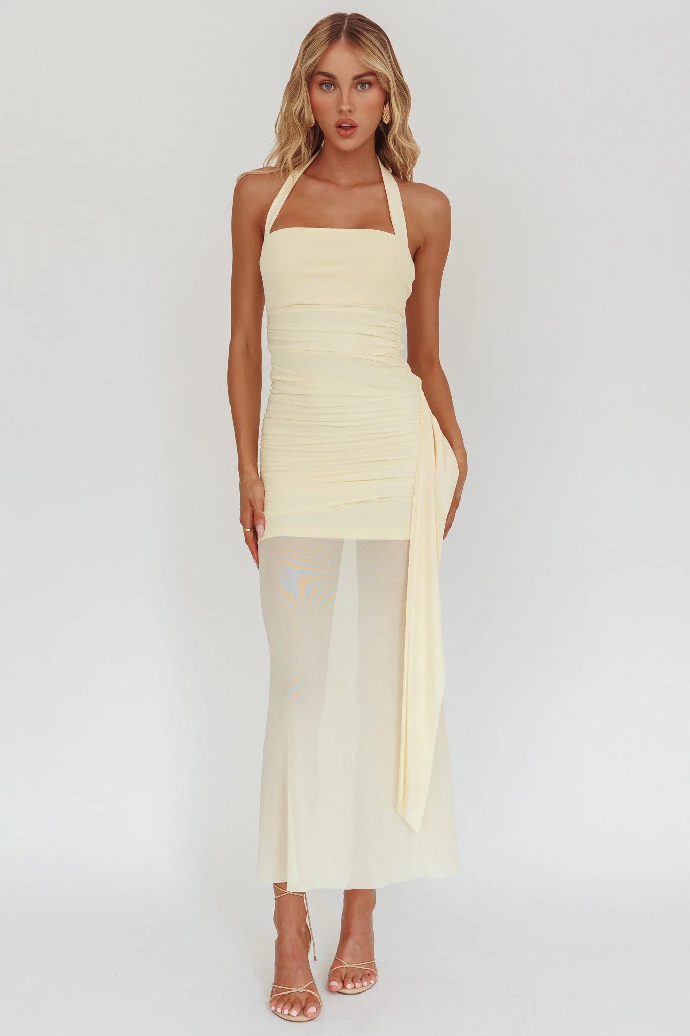 Masey Maxi Dress Butter - 0308 - G13