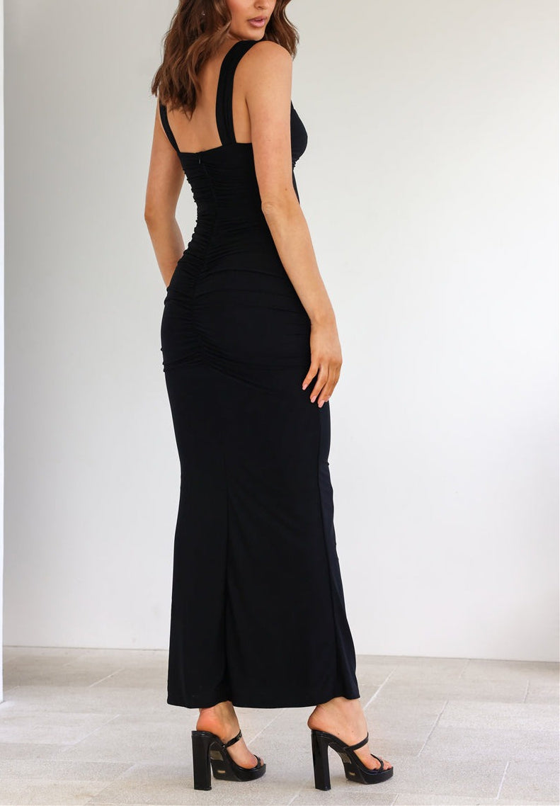 Angelina Maxi Dress Black - 0940