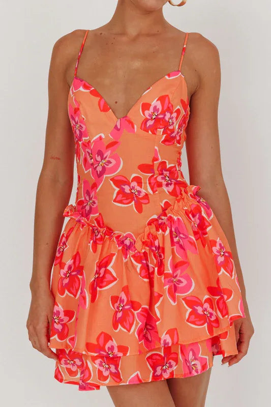 Valeria Mini Dress Orange - 0178 - G13