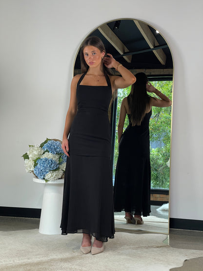 Crystal Maxi Dress Black - 130117