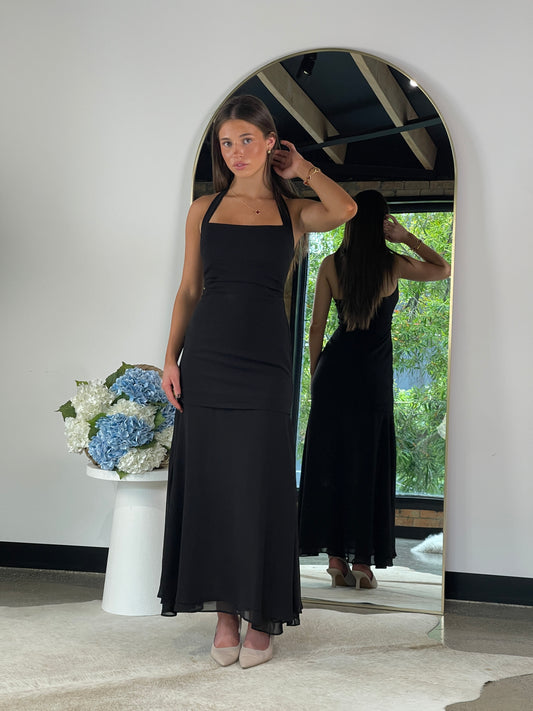 Crystal Maxi Dress Black - 130117