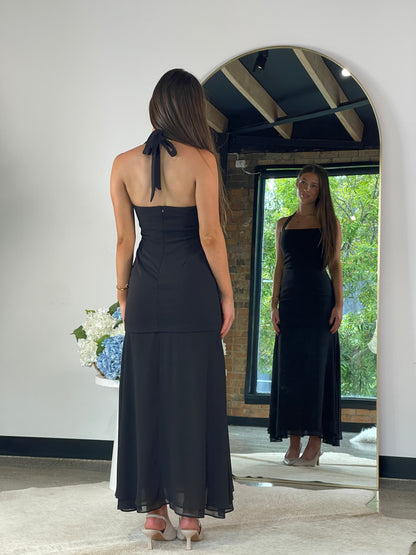 Crystal Maxi Dress Black - 130117