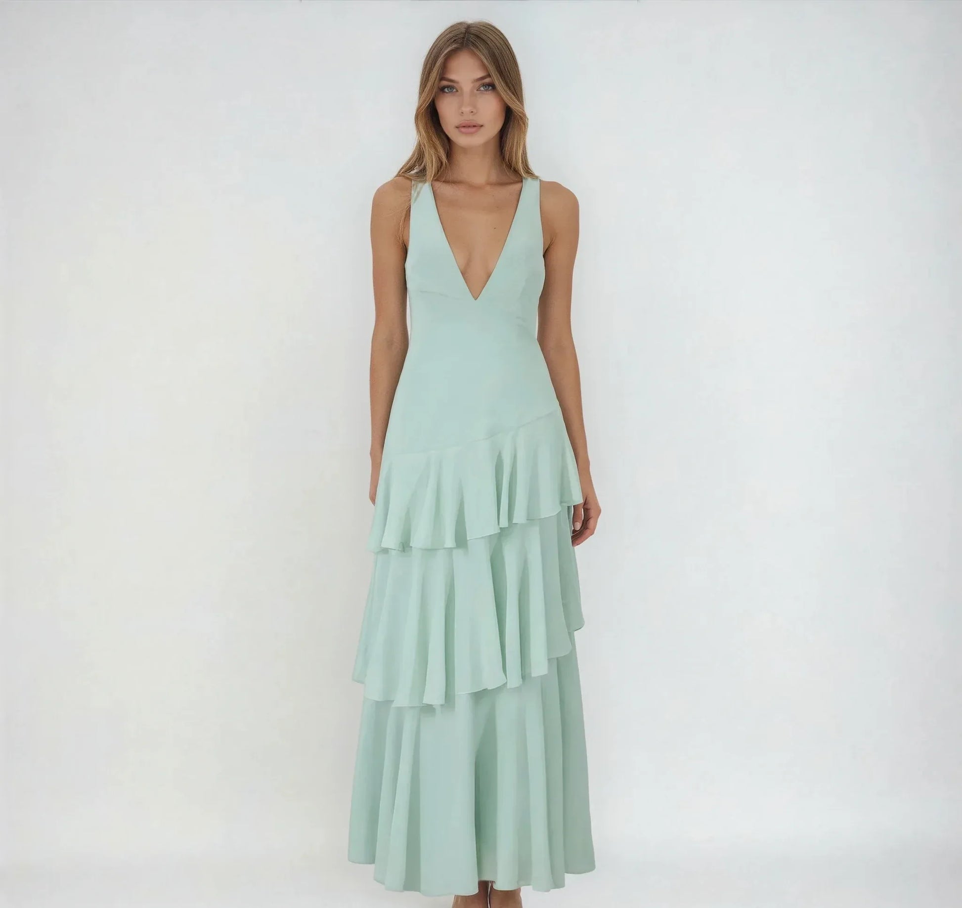 Princess Maxi Dress Ice - 0245 - G13