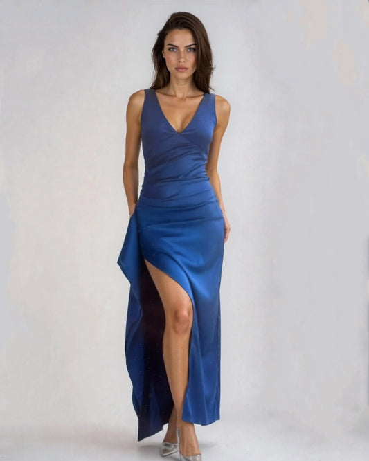 Ruby Maxi Dress - Navy 11967