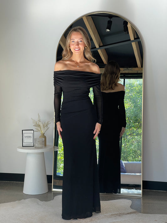 Alessia Maxi Dress Black - 129675