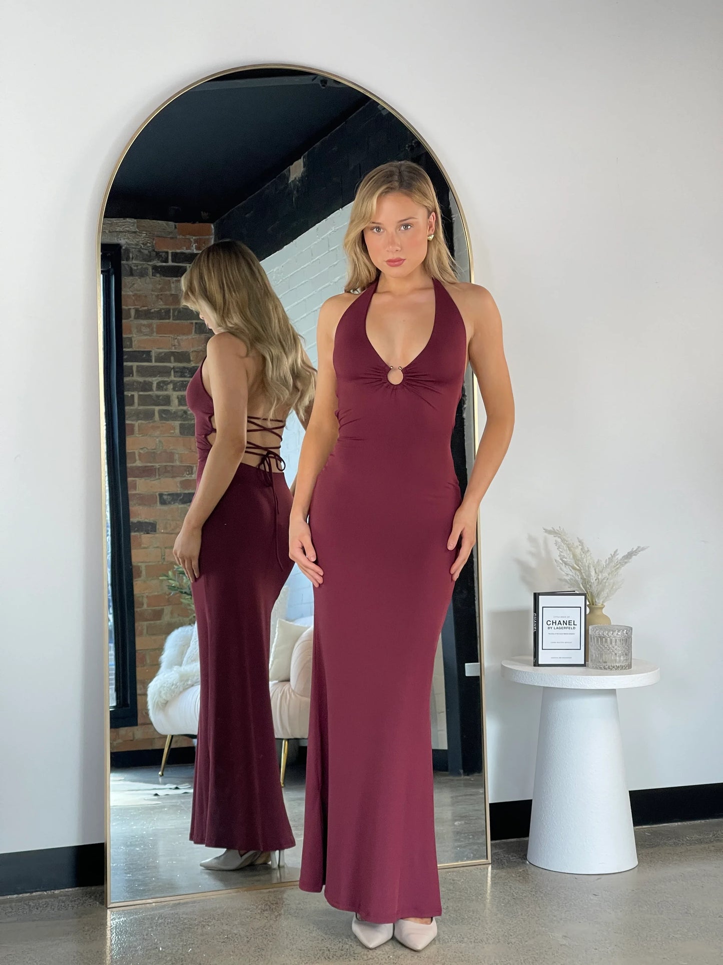 Locked In Maxi Dress Marone - 2196 - G13