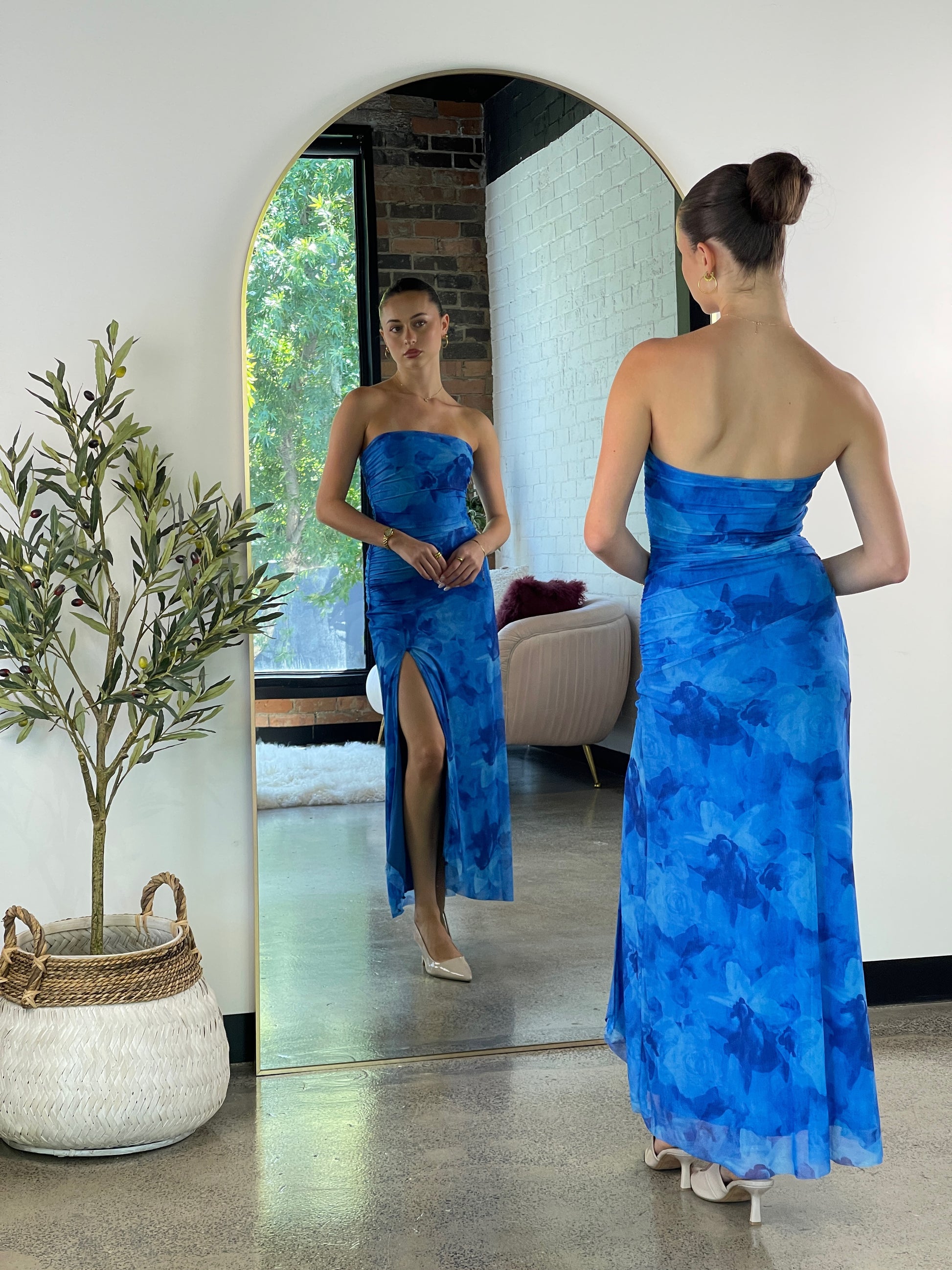 Elise Maxi Dress Ocean Blue - 1253 image 1