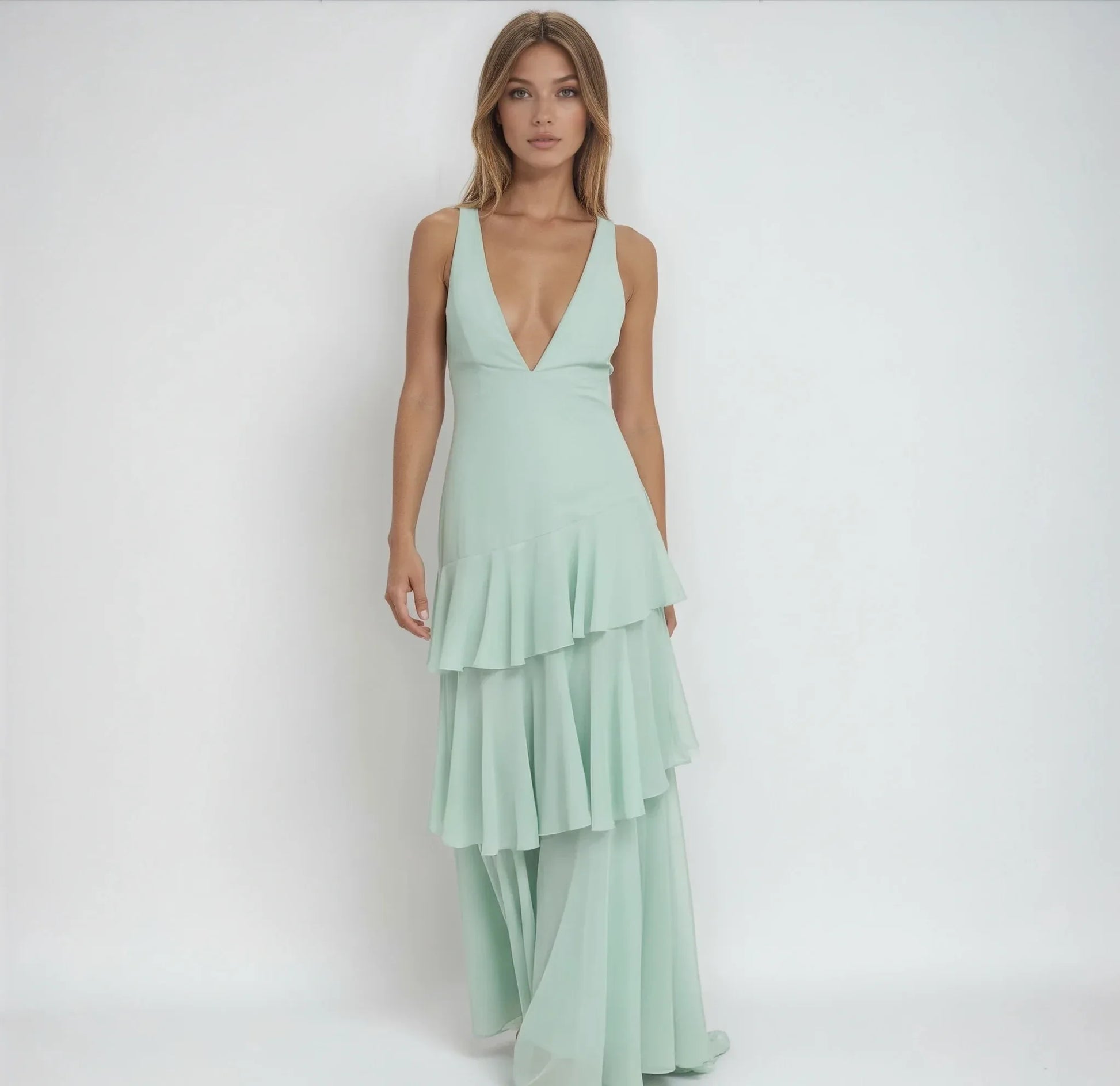 Princess Maxi Dress Ice - 0245 - G13