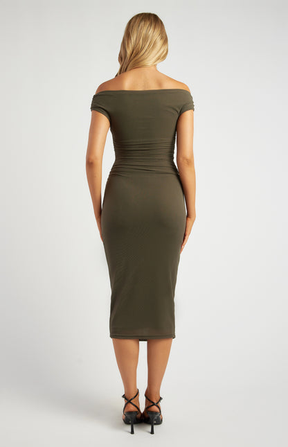 Kimberley Maxi Dress Olive - 1614 image 2