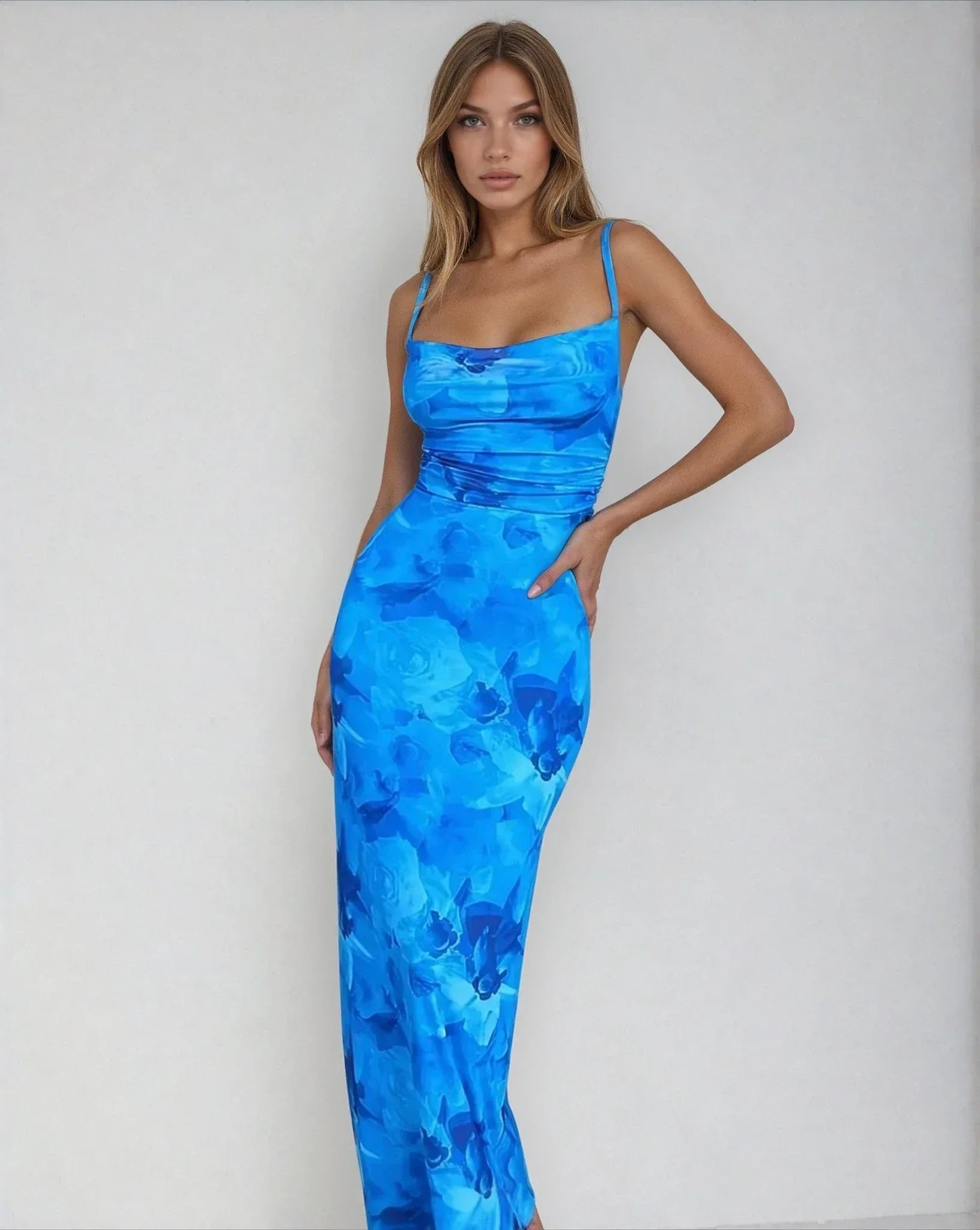 Desire Maxi Dress Blue - 11916 - G13