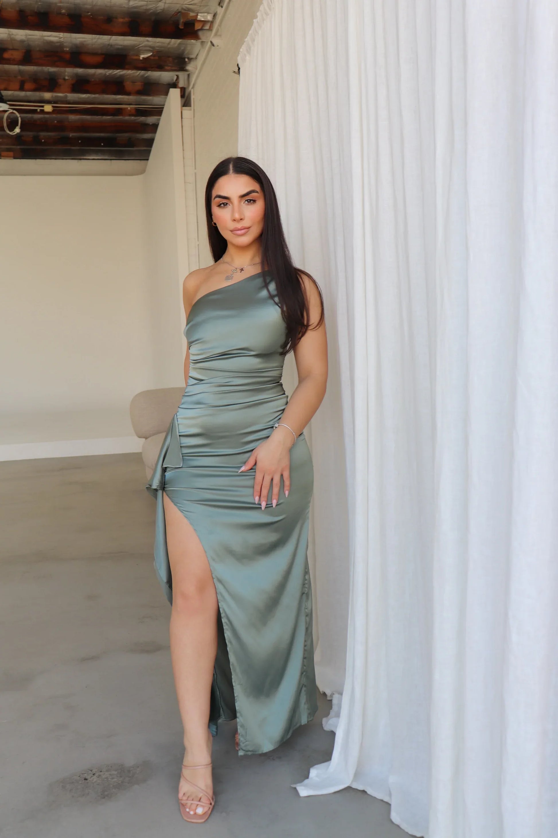 Flora Maxi Dress - Sage 11658 - G13