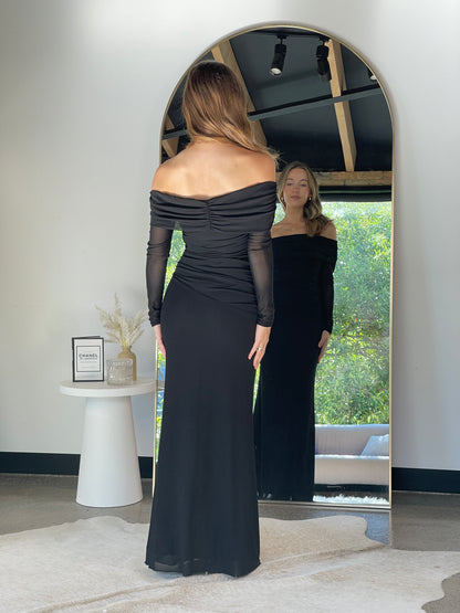 Alessia Maxi Dress Black - 129675