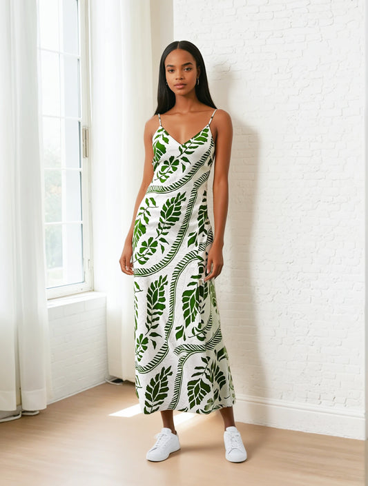 Angie Maxi Dress Green - 0124 image 0