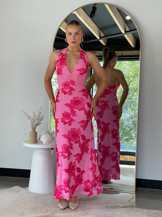 Mina Maxi Dress Pink - 127734