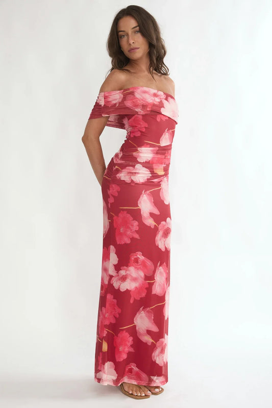 Miranda Maxi Dress Wine - 64793 - G13