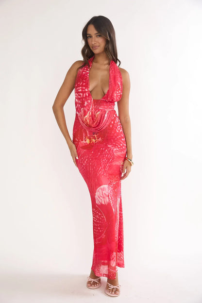 Kelly Maxi Dress Red - 64979 - G13