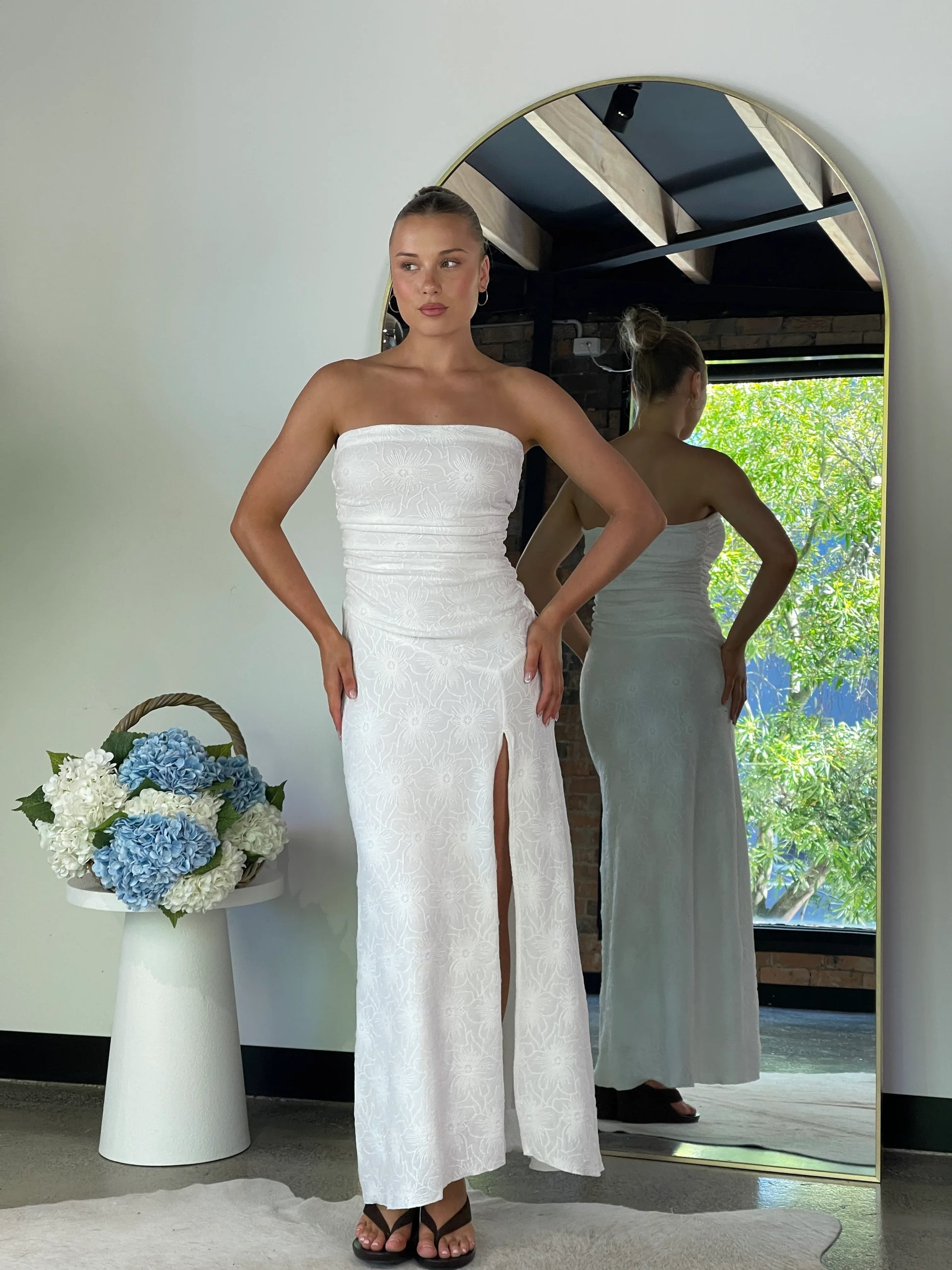 Valentina Maxi Dress White - 12538 - G13