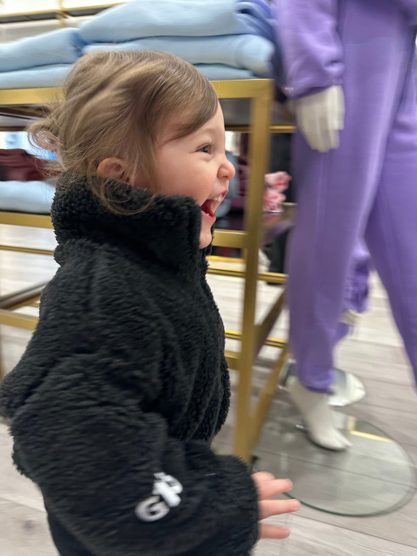 Mini's Midnight Teddy Half Zip