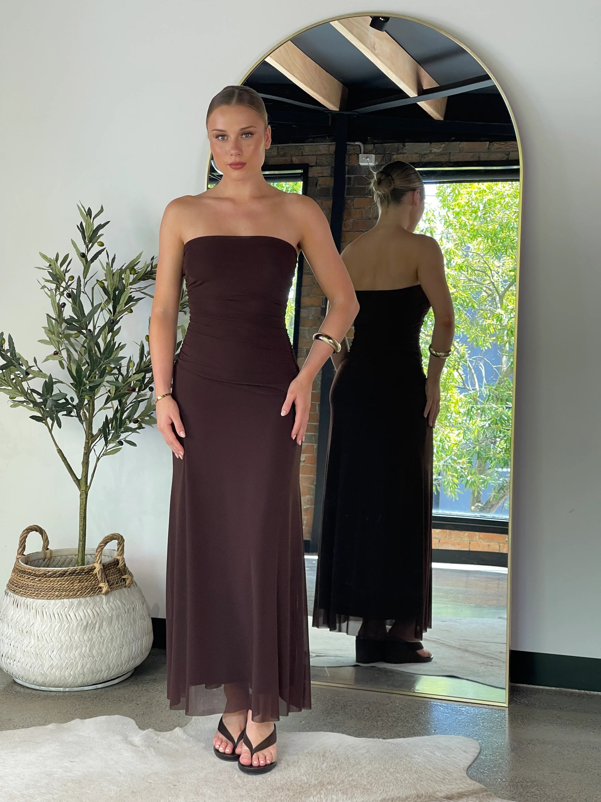 Grace Maxi Dress Brown - 129661 - G13