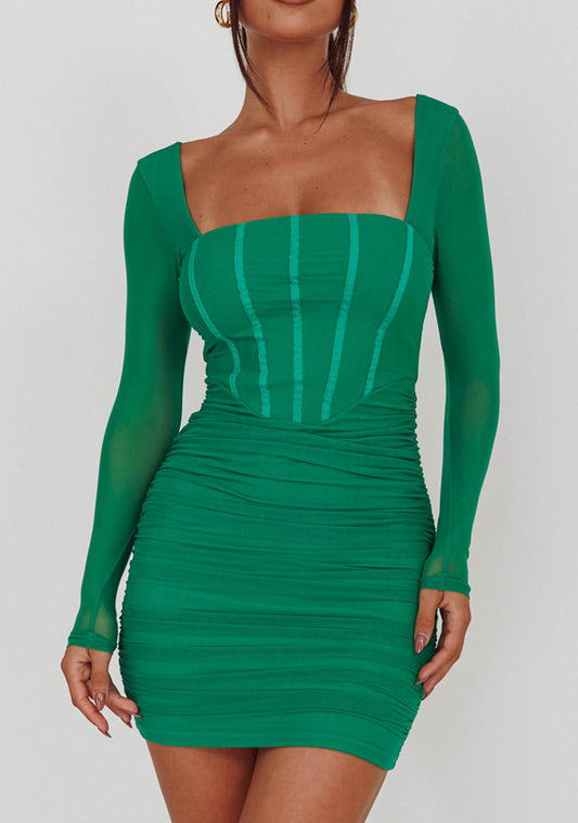 Camille Dress Green 0702 image 0