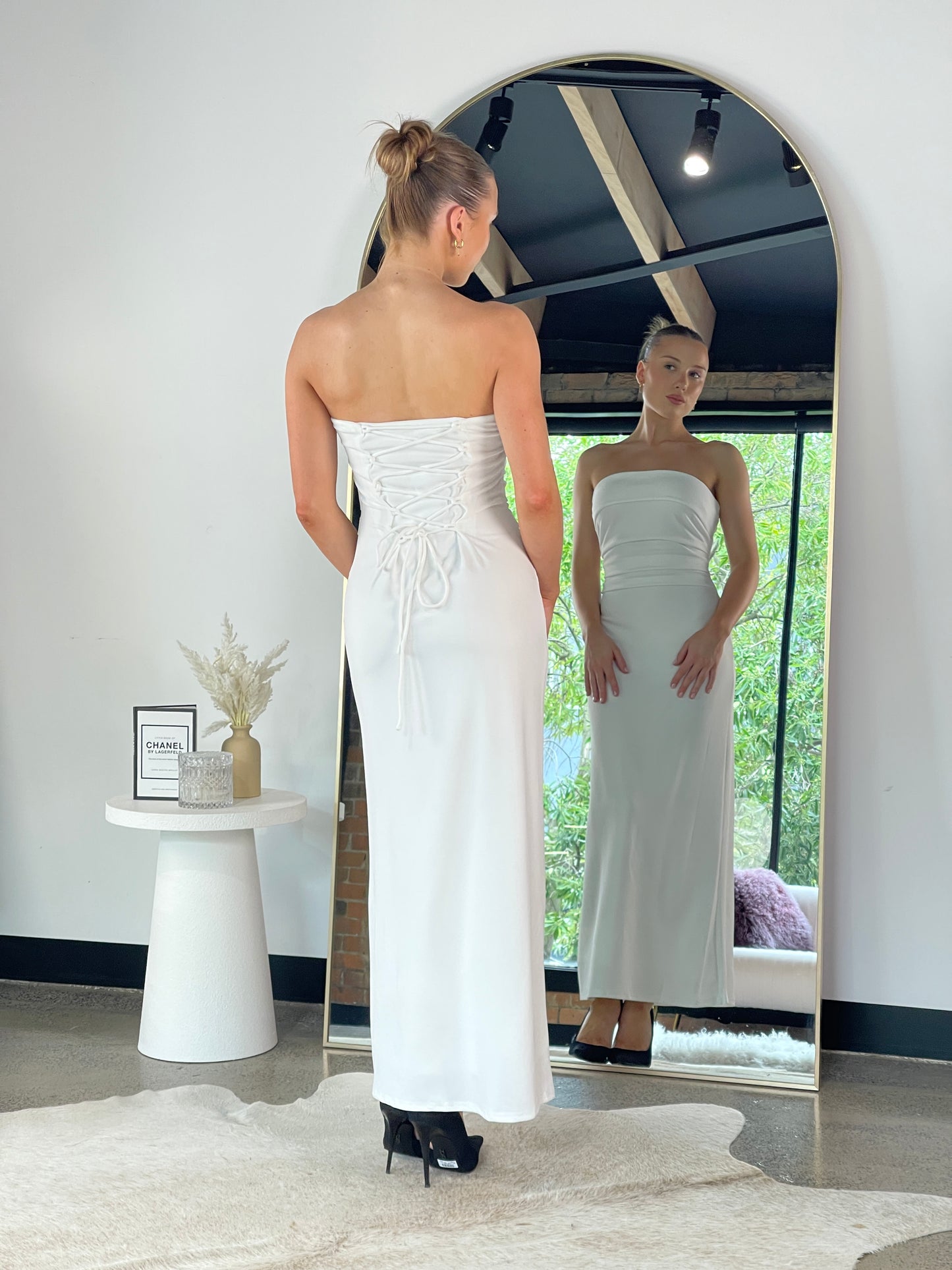 Cristina Maxi Dress White - 130484