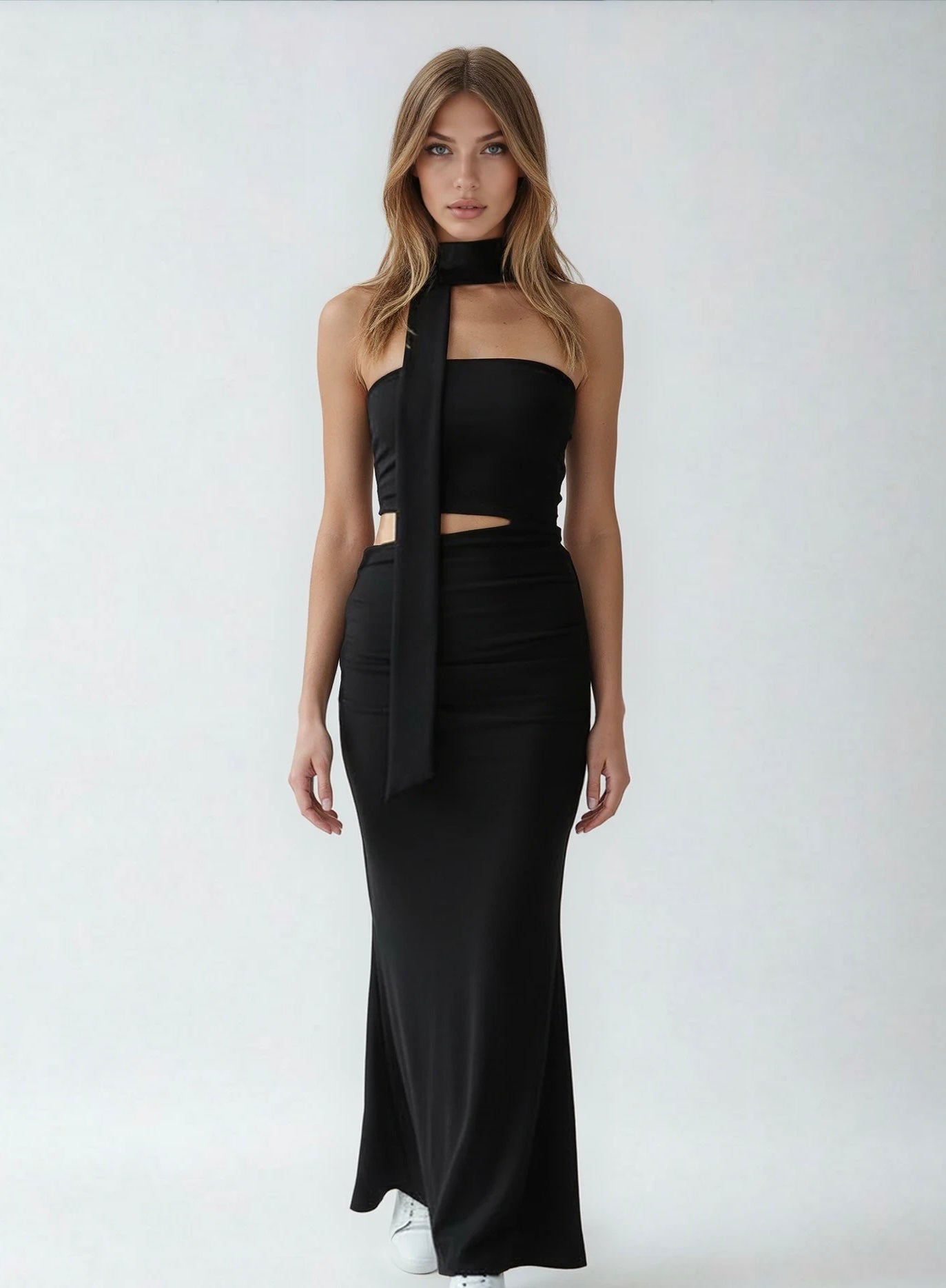 Sibel Maxi Dress Black - 12295