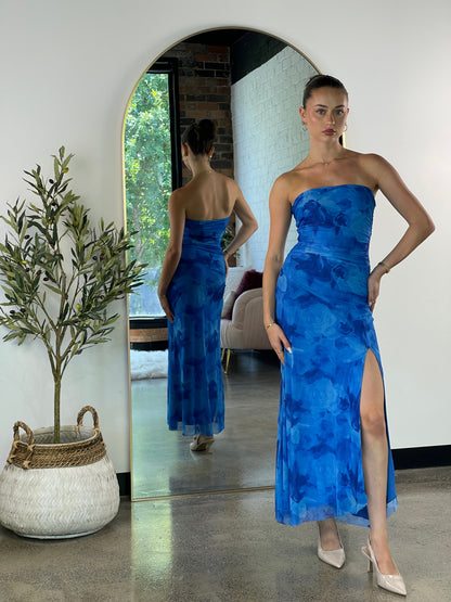 Elise Maxi Dress Ocean Blue - 1253 image 0