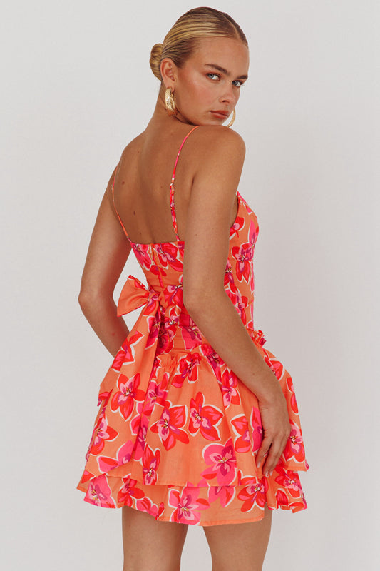 Valeria Mini Dress Orange - 0178 image 0