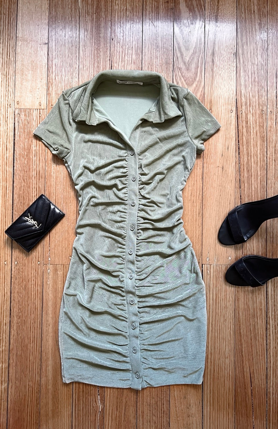Sienna Dress Olive 1098 image 1