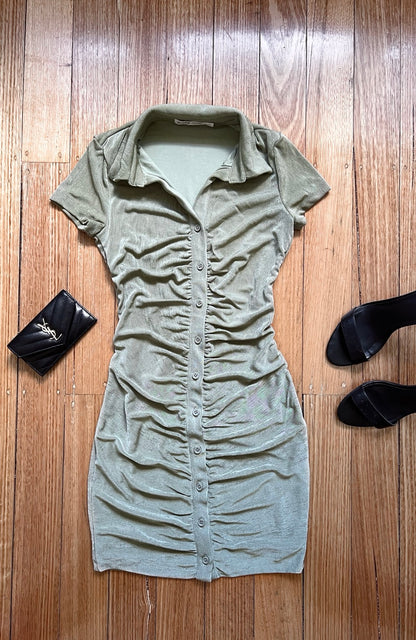 Sienna Dress Olive 1098 image 1