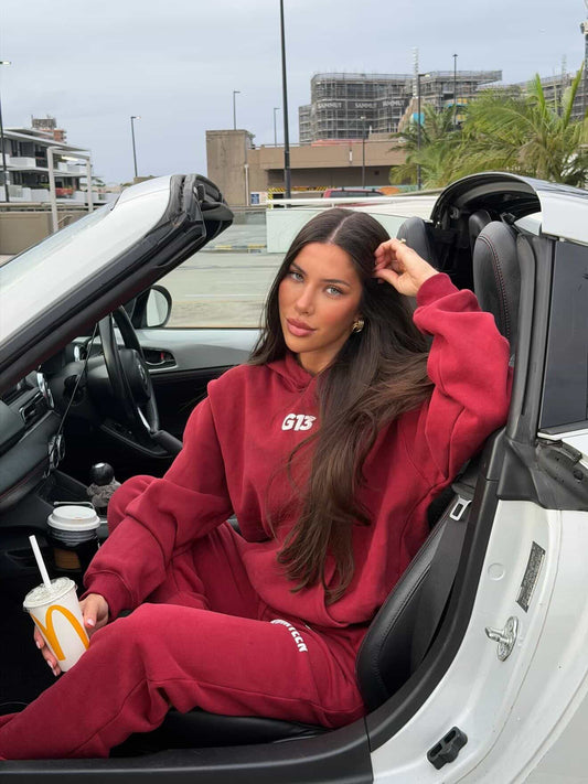 VOL.8 Unisex Sweatpants Red