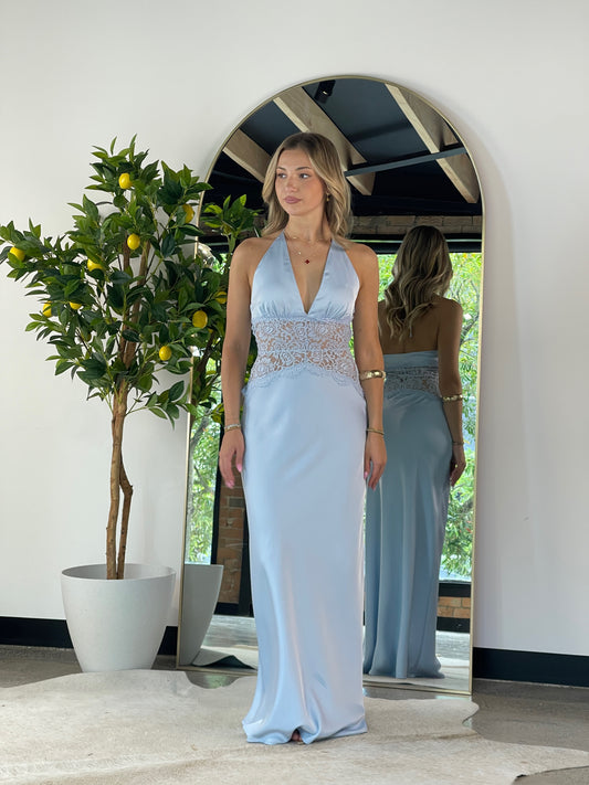 Alessandra Maxi Dress Baby Blue - 129963