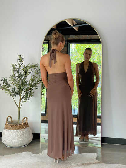 Diana Maxi Dress Brown - 130022