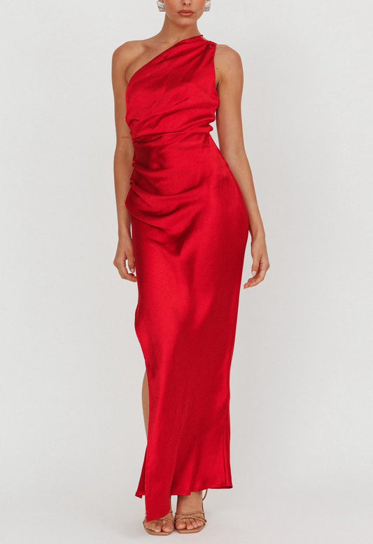 Goddess Maxi Dress Red 6090 image 0