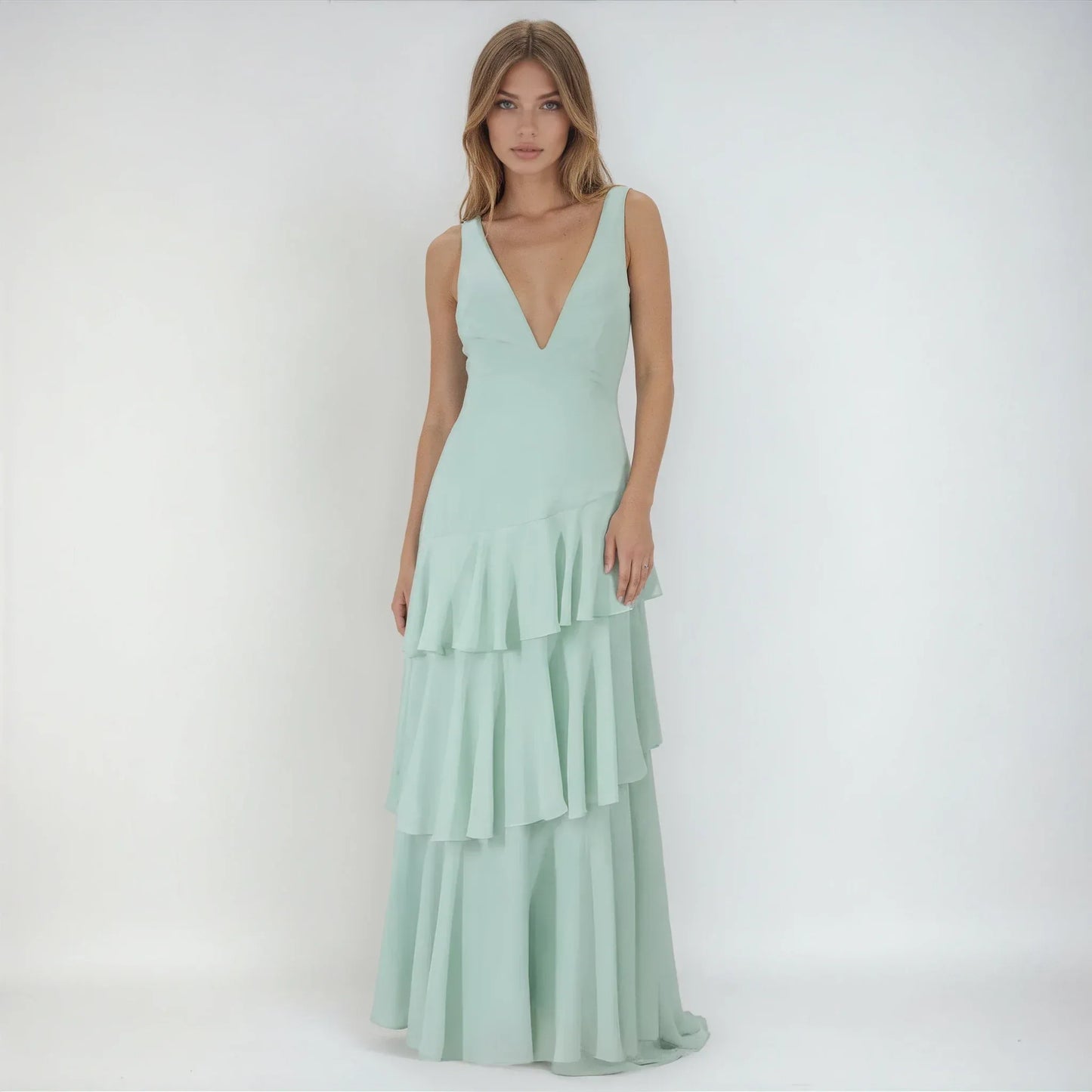 Princess Maxi Dress Ice - 0245 - G13