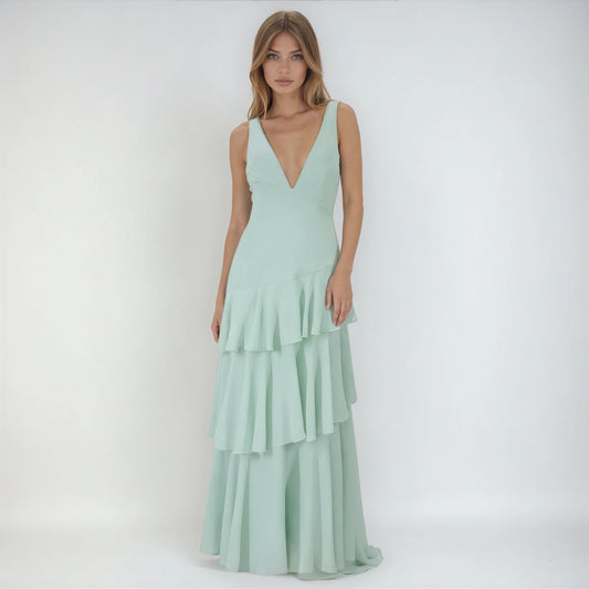 Princess Maxi Dress Ice - 0245