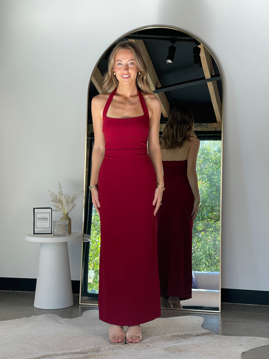 Penelope Maxi Dress Ruby - 130038