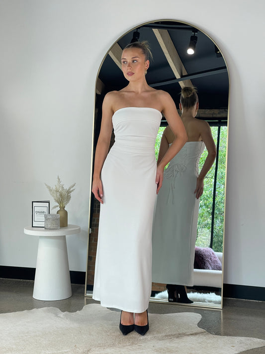 Cristina Maxi Dress White - 130484