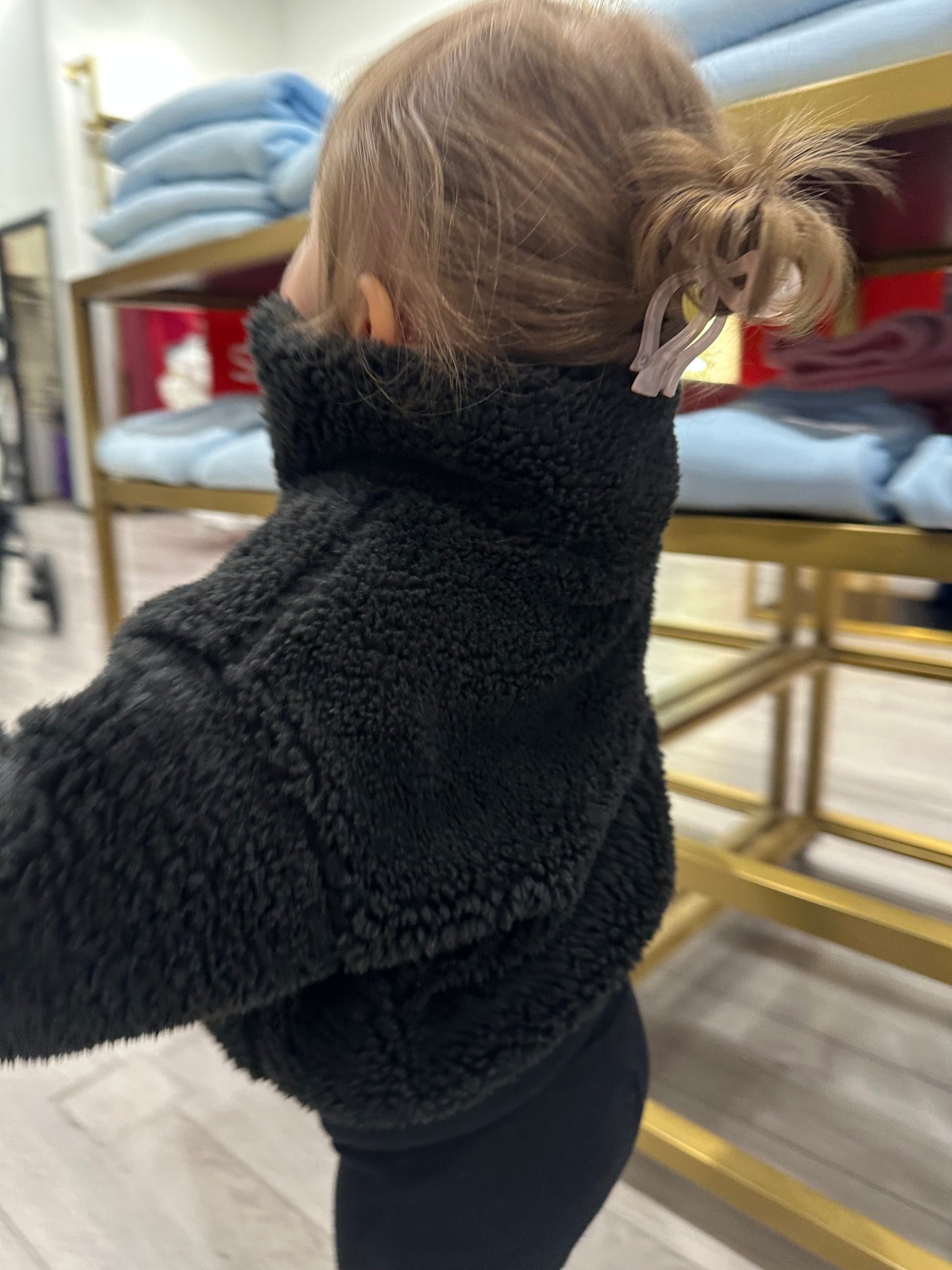 Mini's Midnight Teddy Half Zip